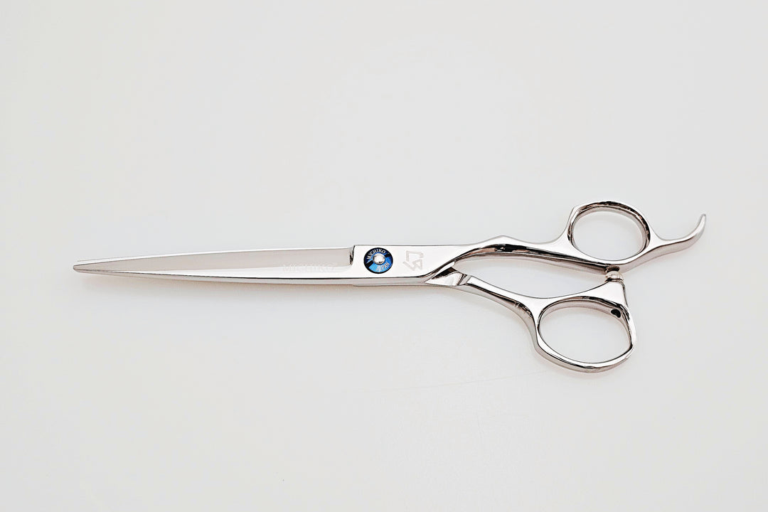 Hair scissors on a white background