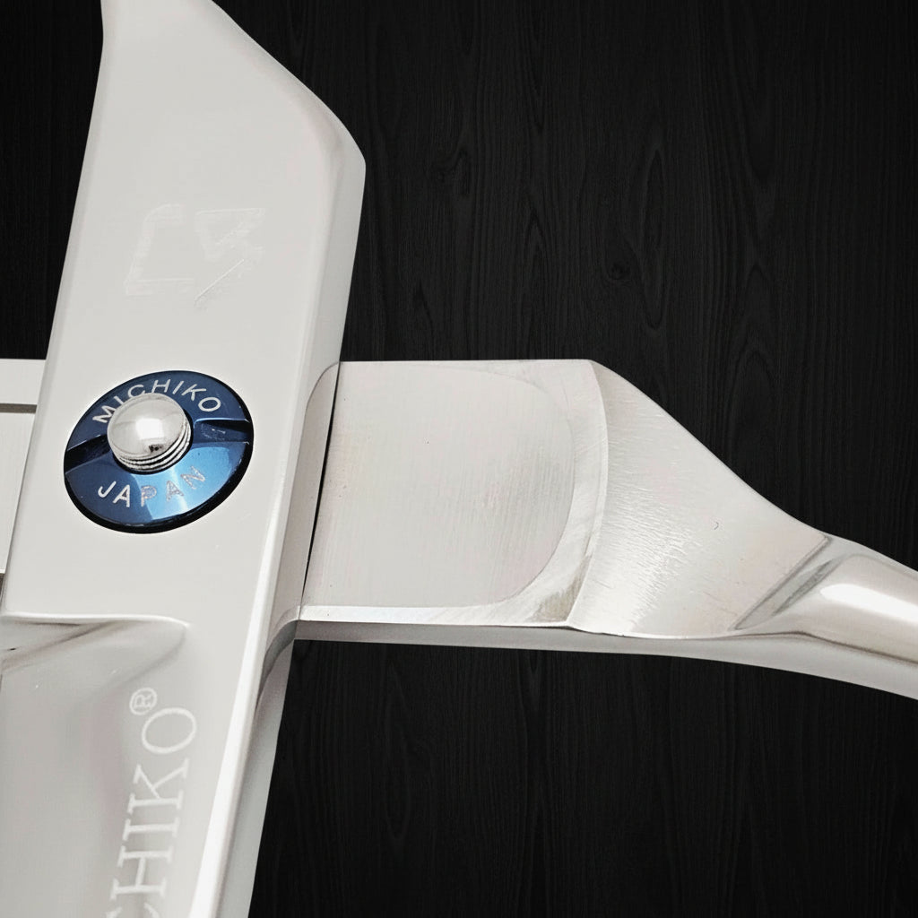 Close-up of Professional Japanese Barber Shears showcasing the premium design and craftsmanship. Ideal for hairstylists.