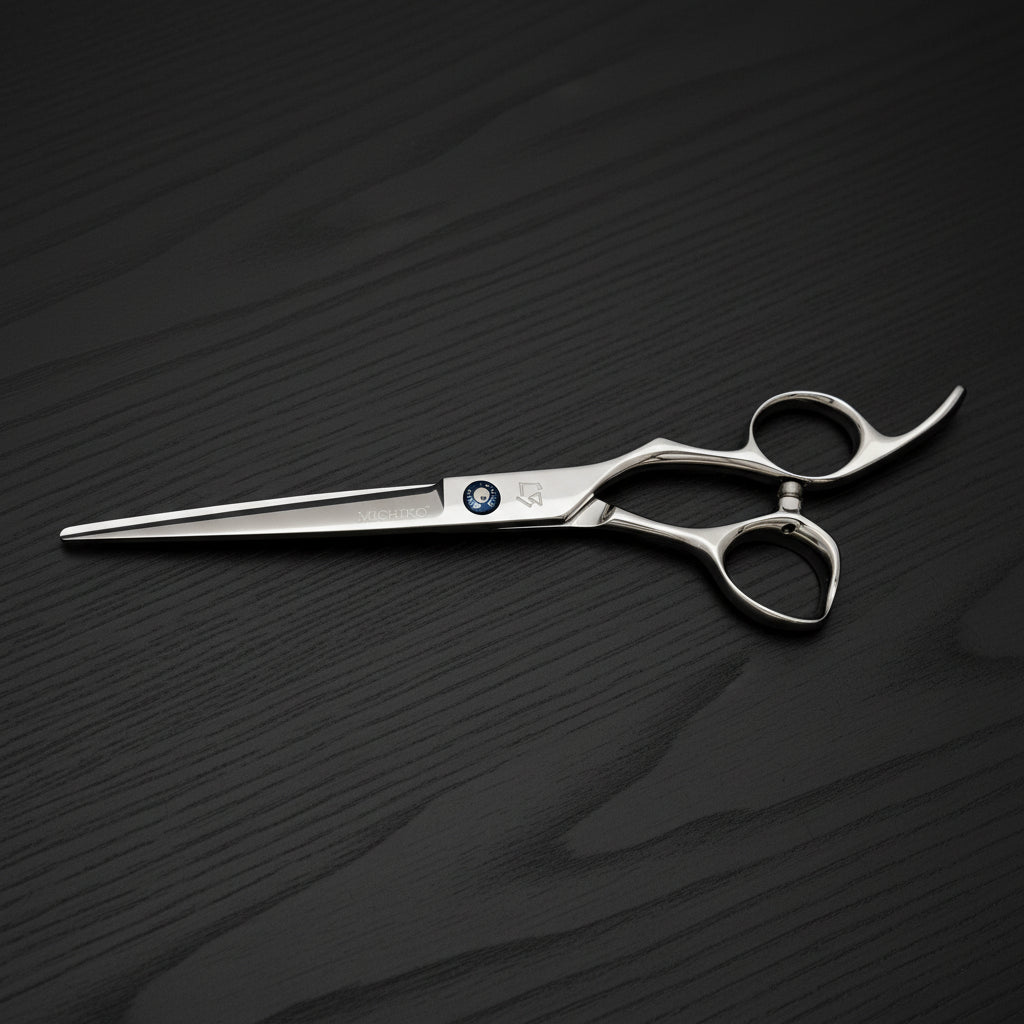 Professional Japanese Barber Shears from TO Series, featuring precision design and premium materials.