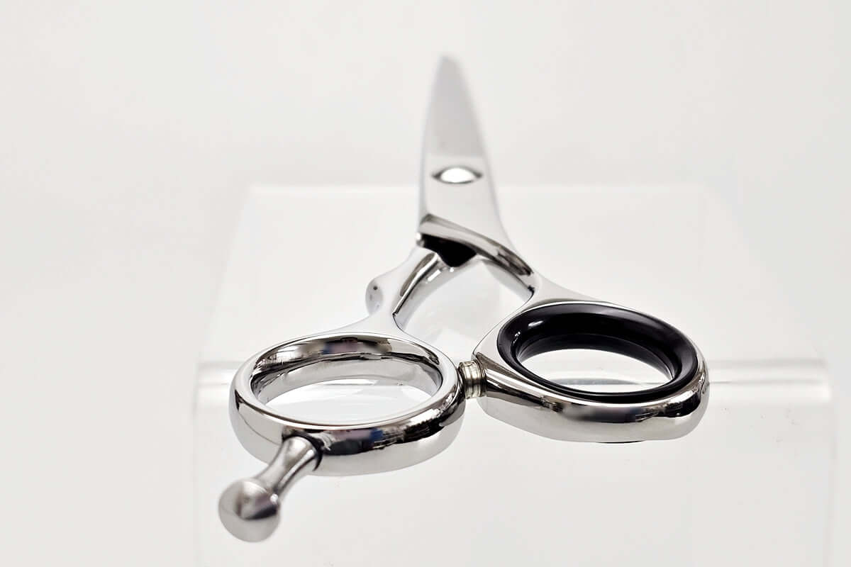 Hair scissors on a white background