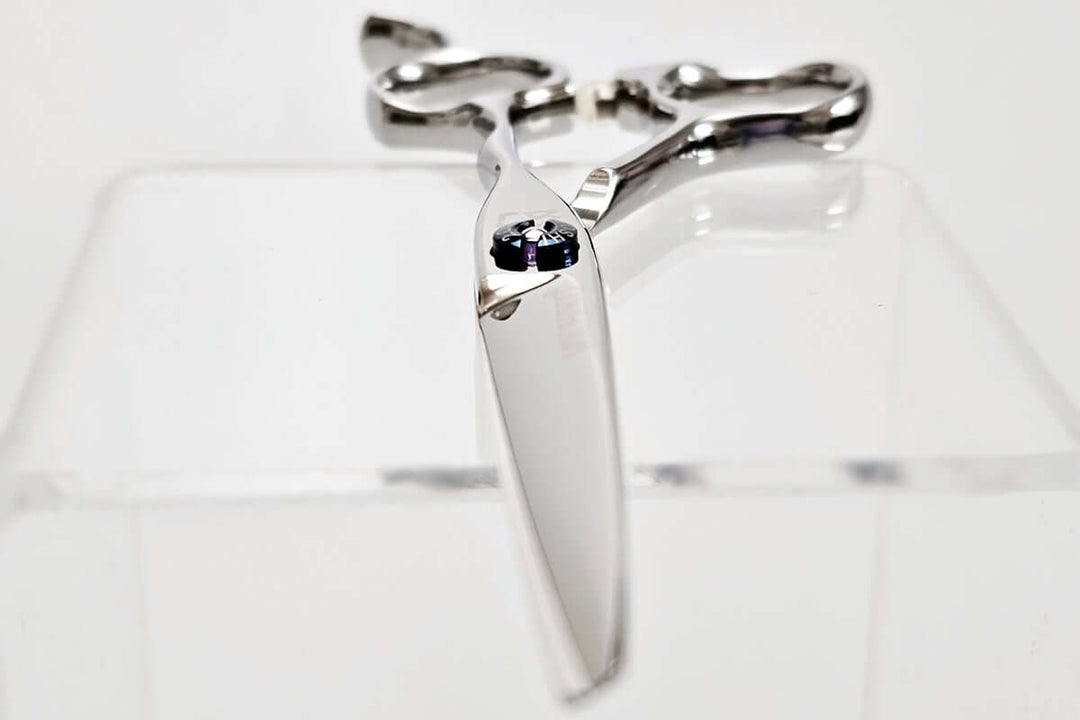 Hair scissors on a white background