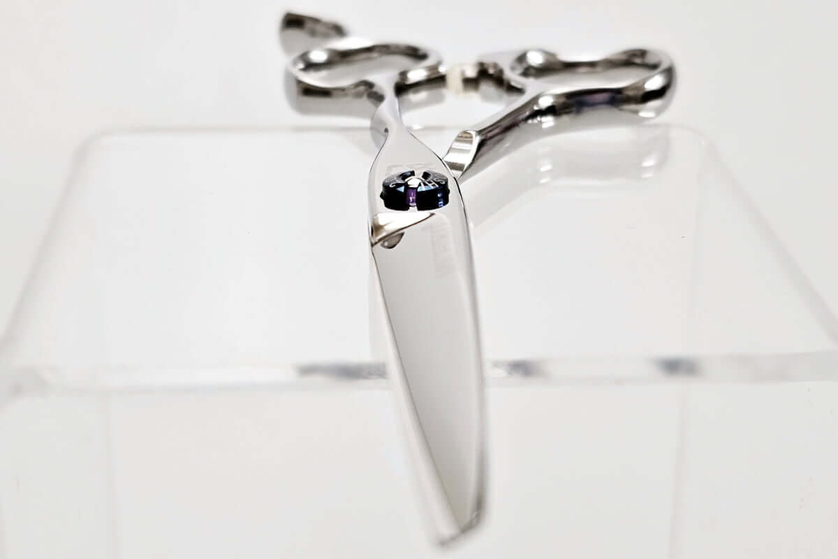 Hair scissors on a white background