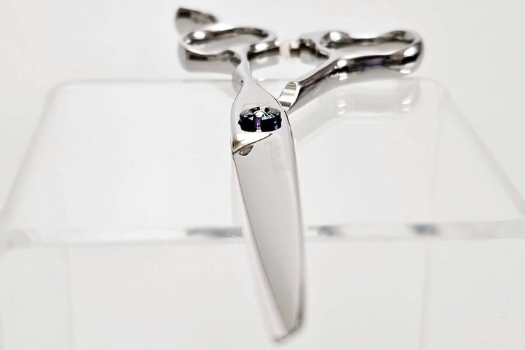 Hair scissors on a white background