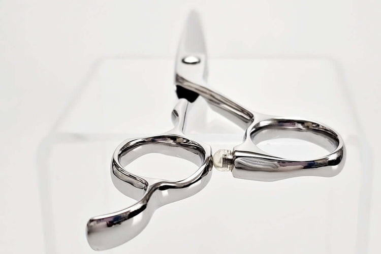 Hair scissors on a white background