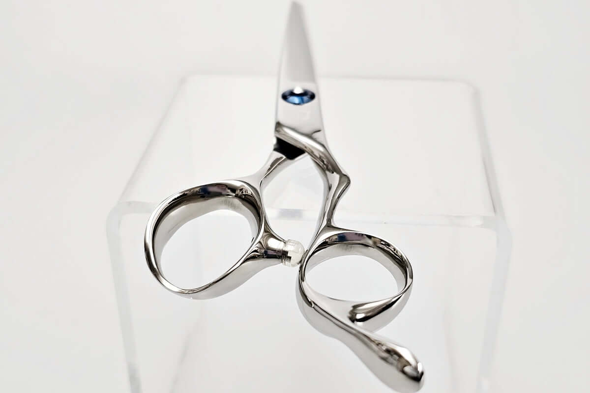 Hair scissors on a white background