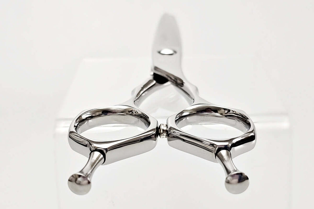 Hair scissors on a white background