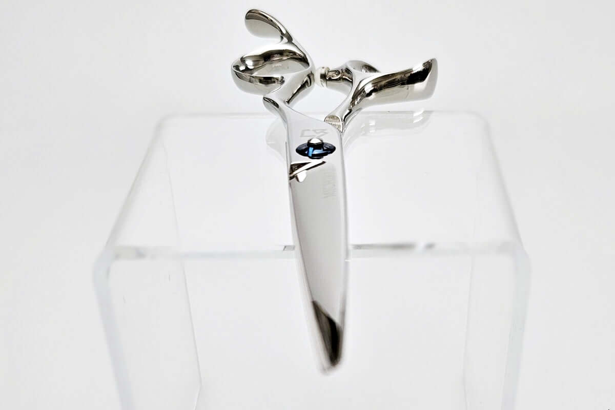 Hair scissors on a white background