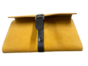 Cowhide Soft Suede Leather Hair Scissors Case