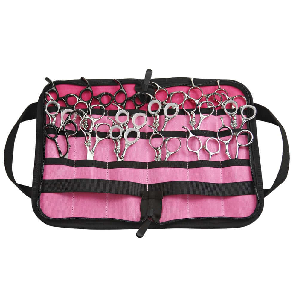 Waterproof Canvas Scissor Case - 18 Slot Organizer