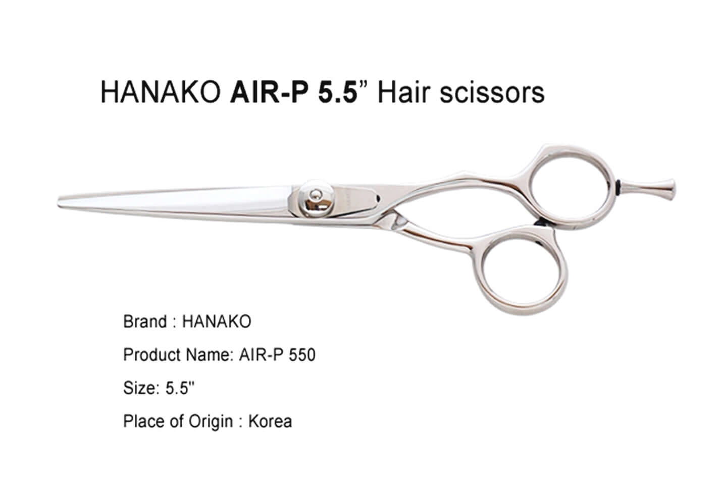 AIR-P 5.5 Professional Barber Shears