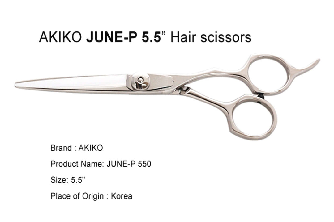 JUNE-P 5.5 | Convex Edge Haircut Scissors | Clearance Sale