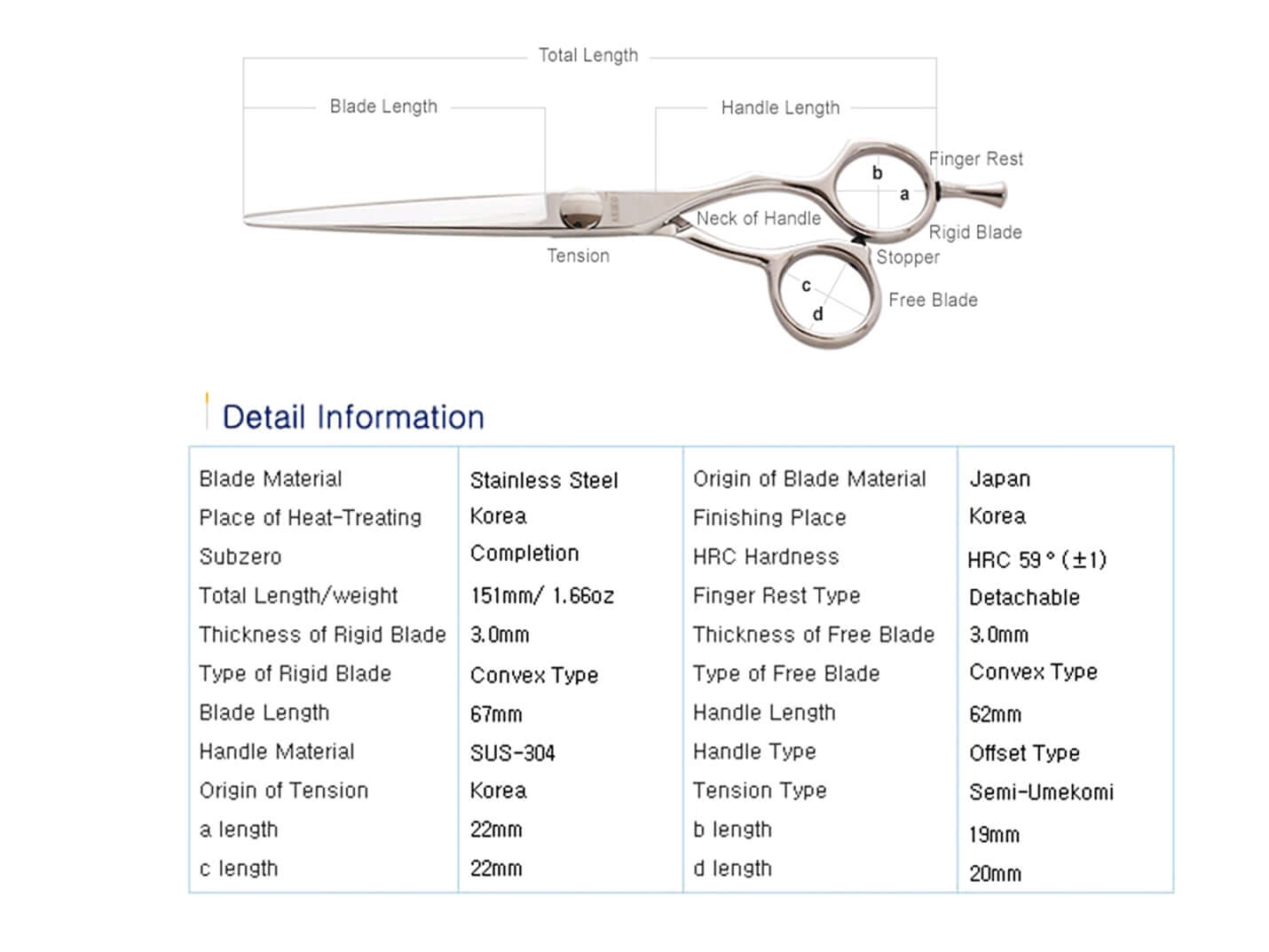 AIR 6.0 Hair Salon Scissors Barber Shears