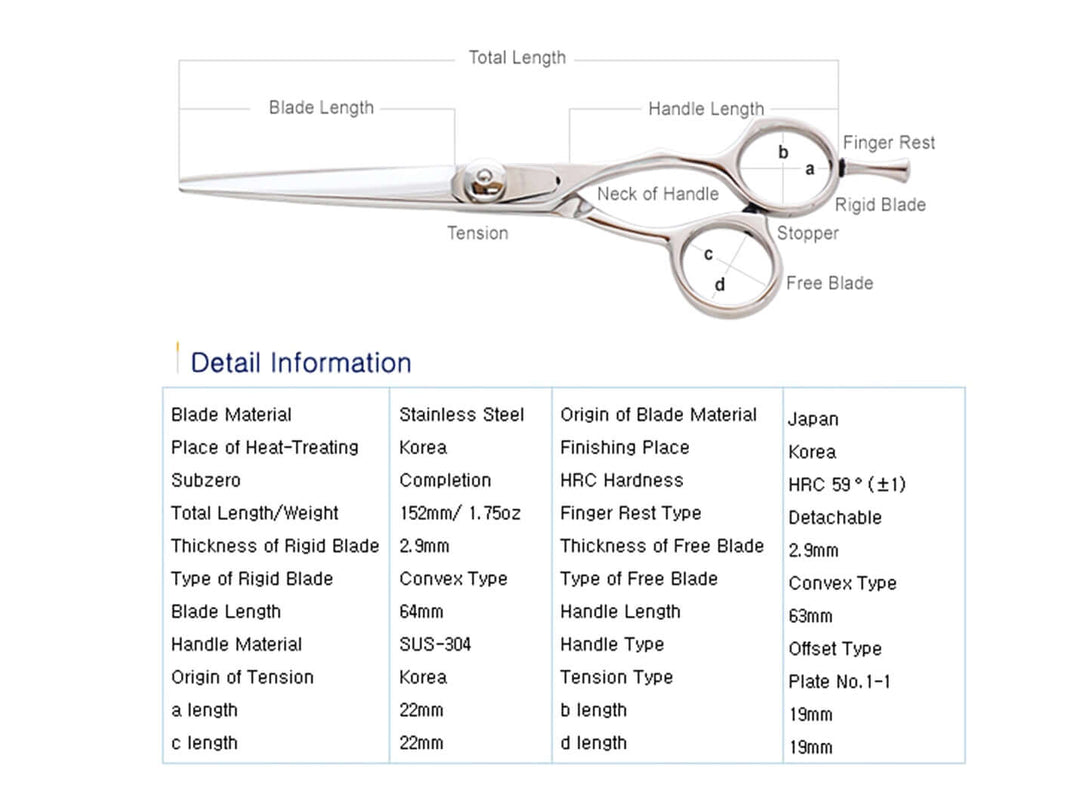 AIR-P 5.5 Professional Barber Shears