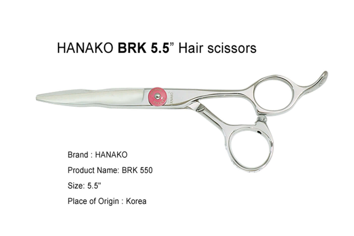 BRK 5.5 Hair Salon Shears Barber Scissors