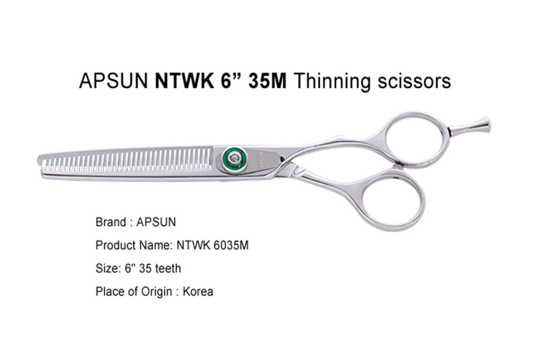 NTWK 6035M Barber Shears for Thinning Hair