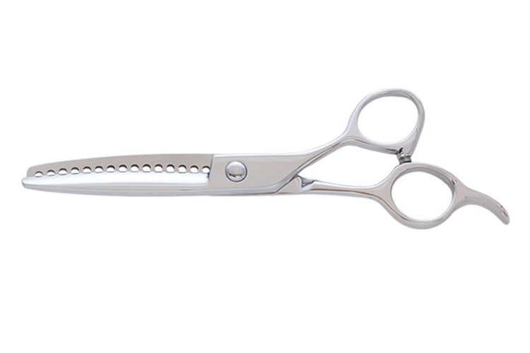 W-DIA 6015 Offset Handle Hair Texturizing Barber Shears