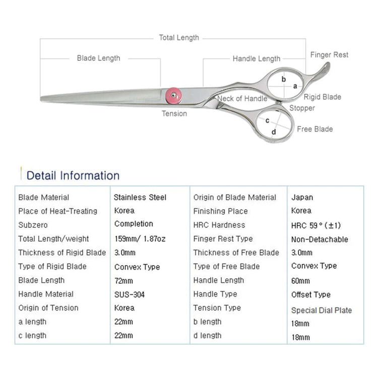 ART-P 6.0 Offset Handle Salon Beauty Scissors