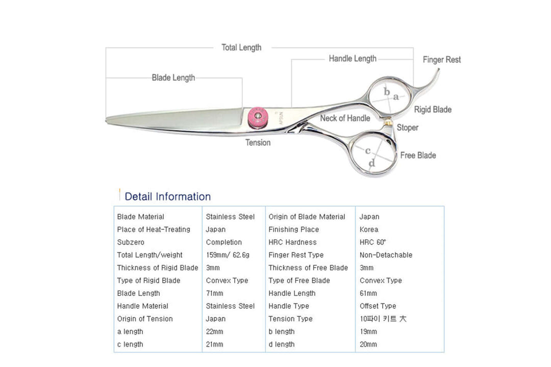 KSTR 6.0 - Slide Cut Dry Cut Wide Blade Hair Shears