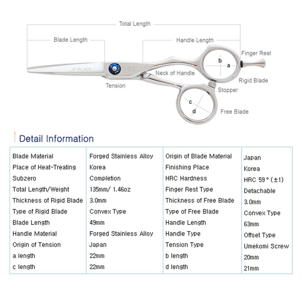 UME-EH 5.25 - Premium HITACHI 440C Blade