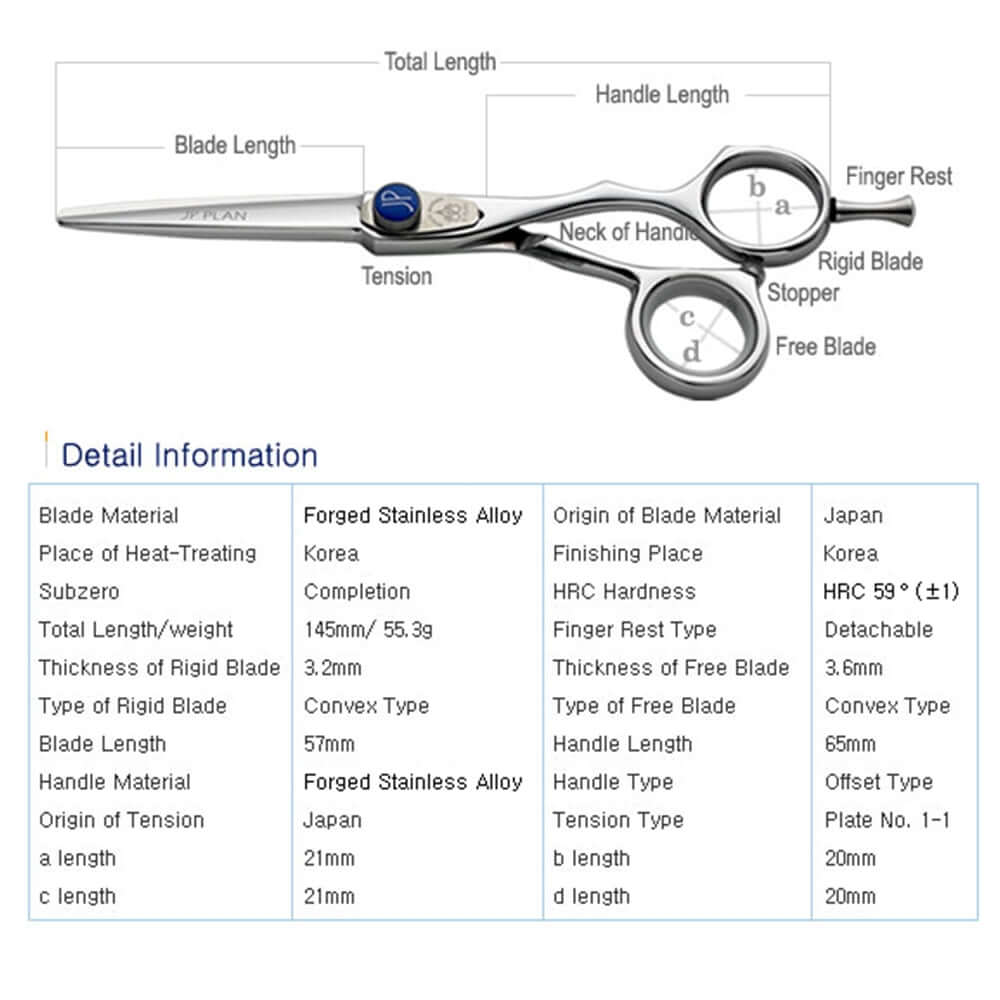 EH 5.75 Premium Barber Shears Beauty Professional Shears