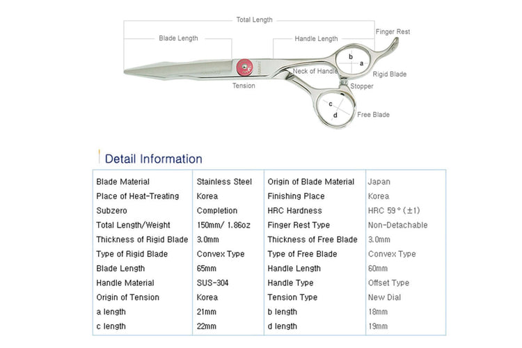 BRK 6.0 - Professional Hair Cutting Scissors