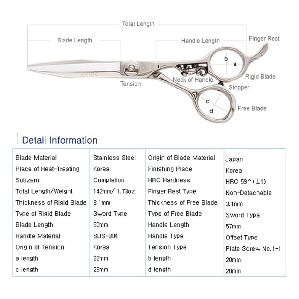 ALI-W 5.5 | Hair Scissors for Professionals | Clearance Sale