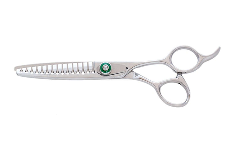 W-DIA 6015 Offset Handle Hair Texturizing Barber Shears