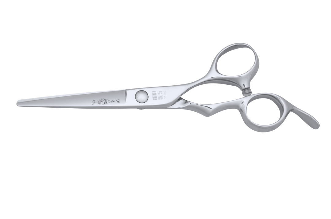 ANCHOR 5.5 Premium Ergonomic Handle Hair Cutting Scissors