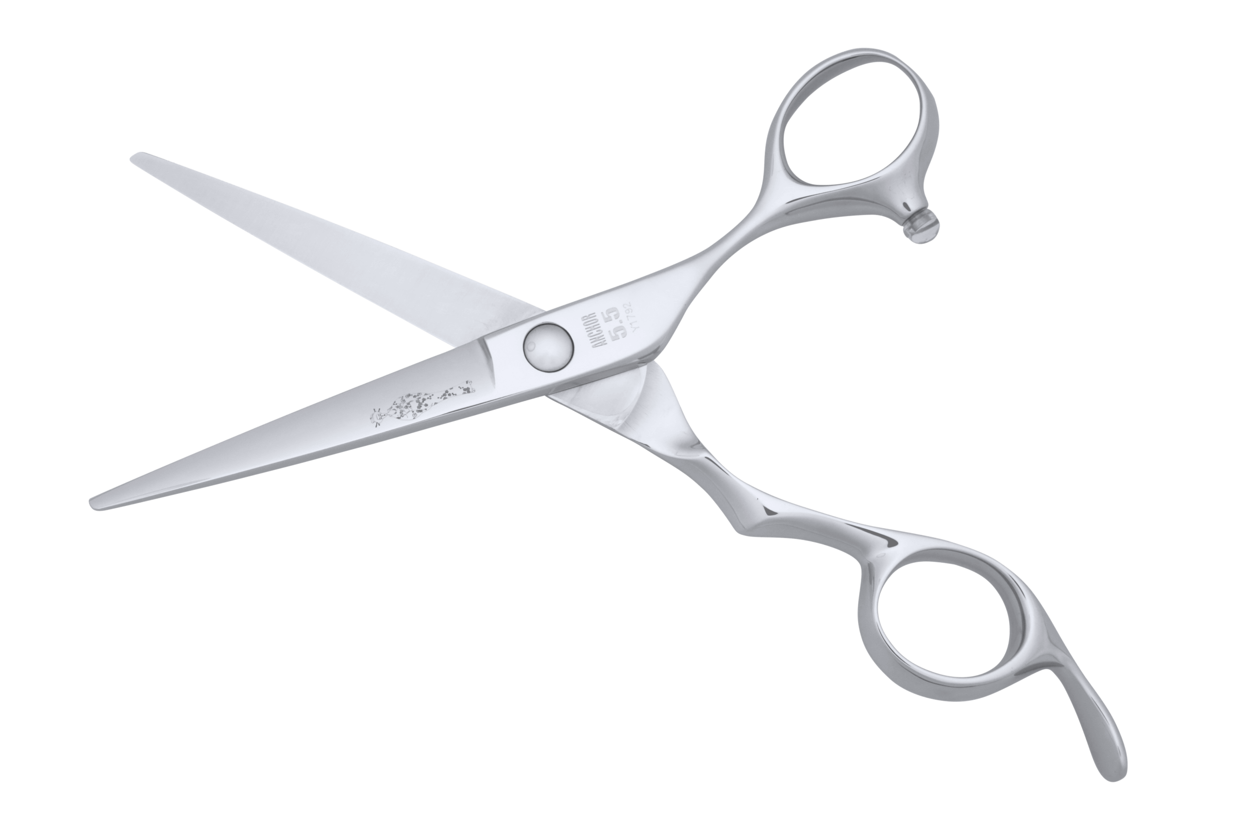 ANCHOR 5.5 Premium Ergonomic Handle Hair Cutting Scissors