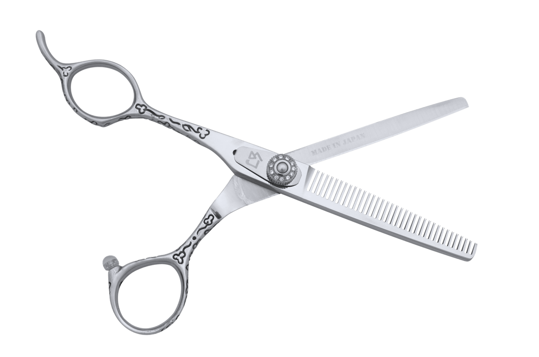 Left Handed Hair Thinning Shears COSMO T6035 Barber Scissors