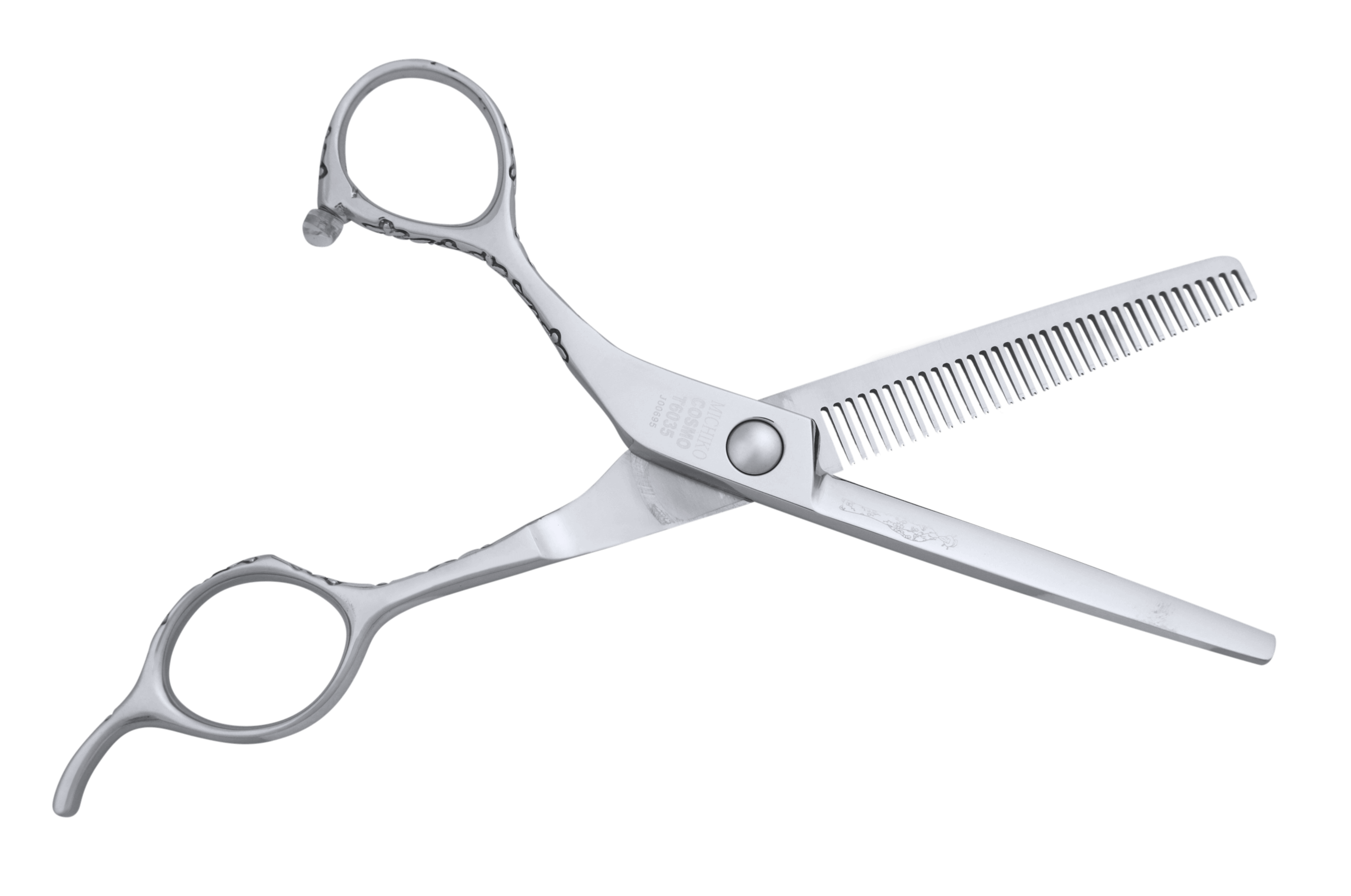 Left Handed Hair Thinning Shears COSMO T6035 Barber Scissors