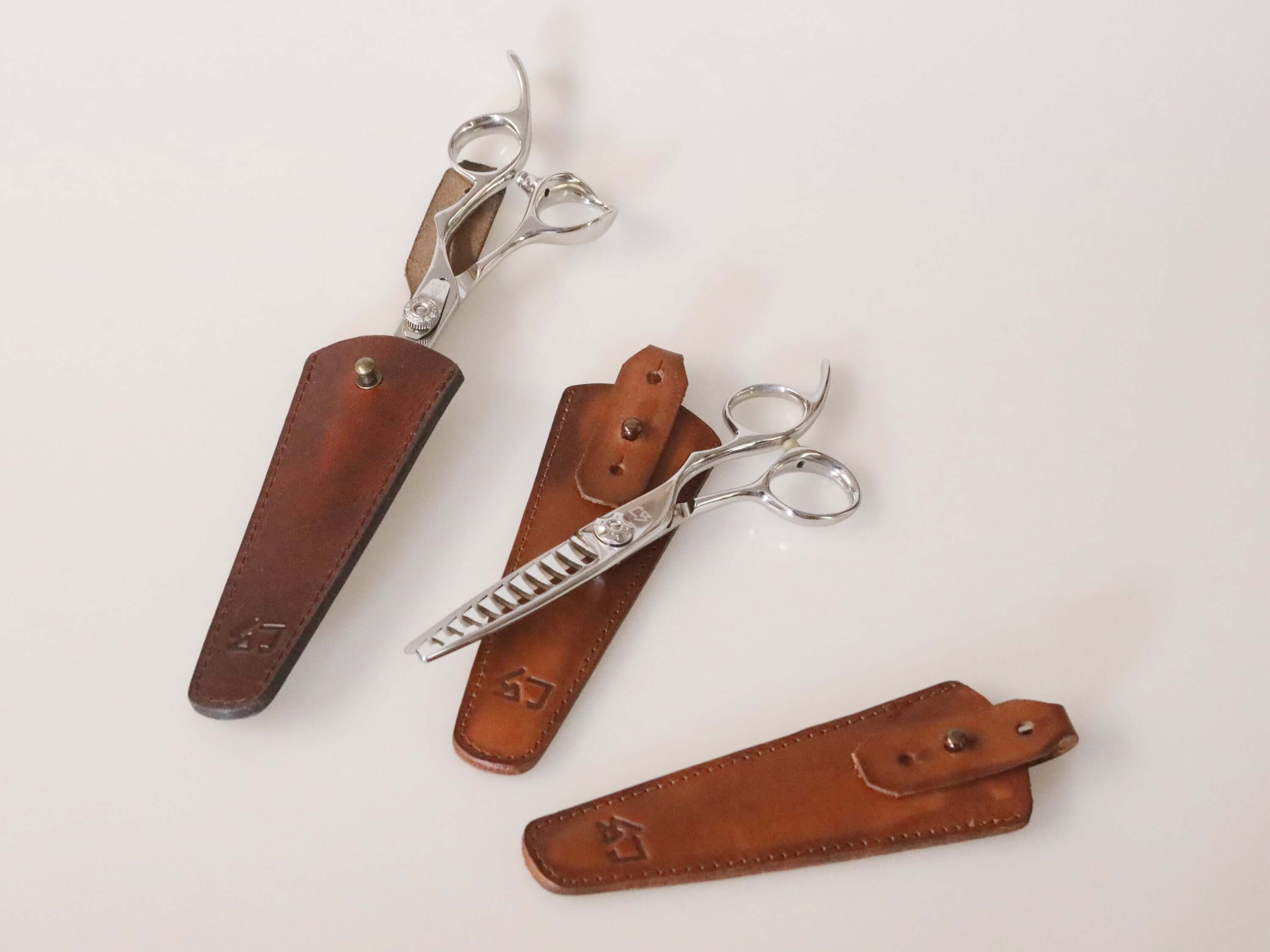 Genuine Leather Case for Hair Scissors