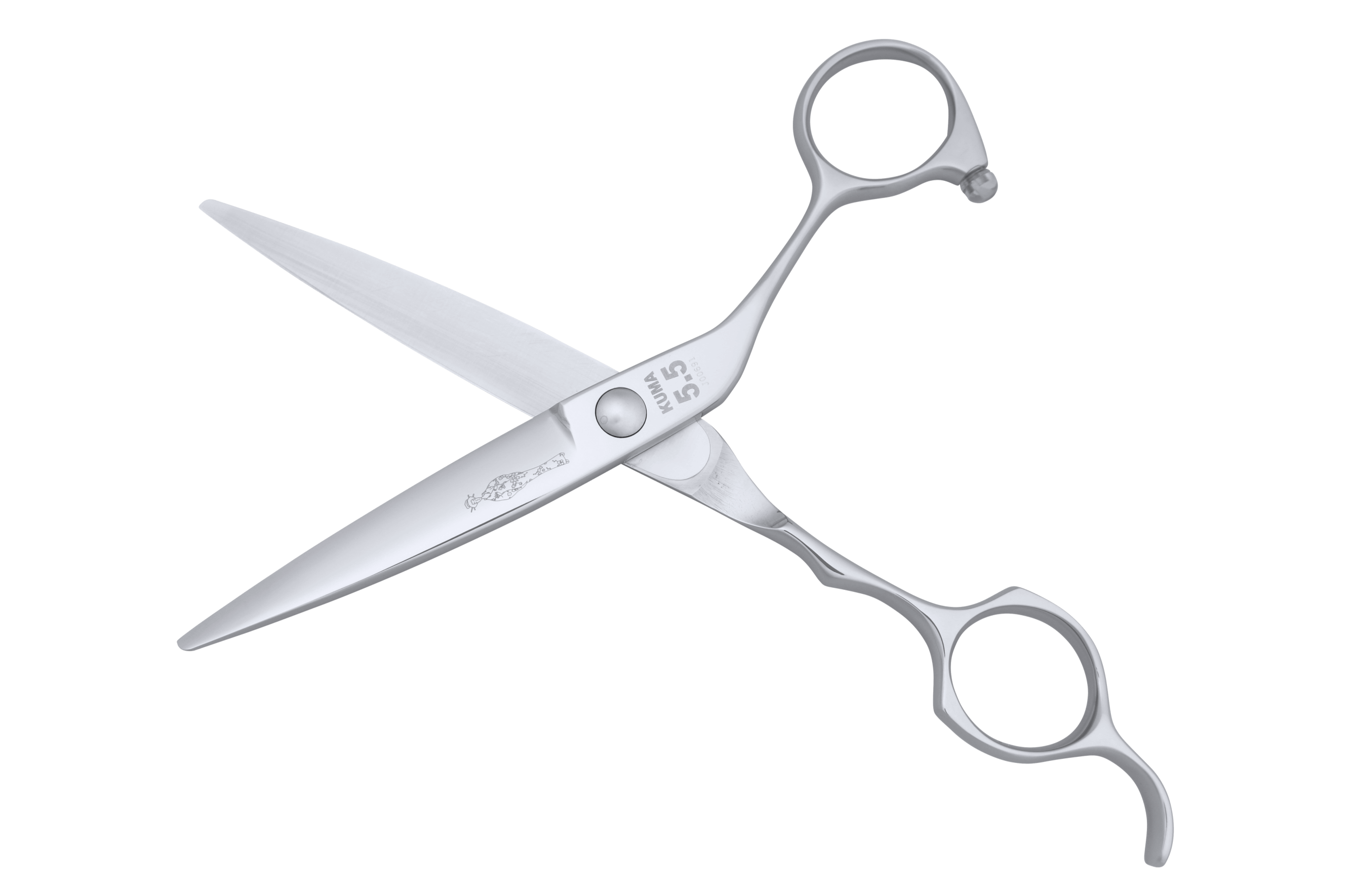 Japanese KUMA 5.5 Blunt Cut Slide Cut Hairdressing Scissors