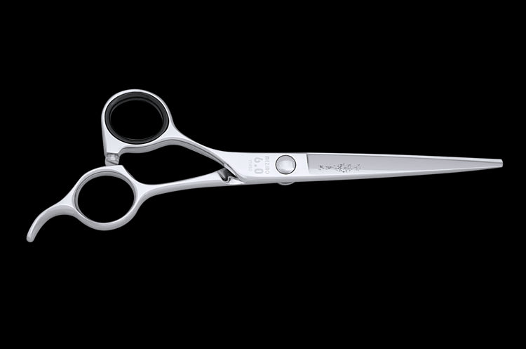 MEZIRO 6.0 Left-Handed Scissors - Japanese Cobalt Steel