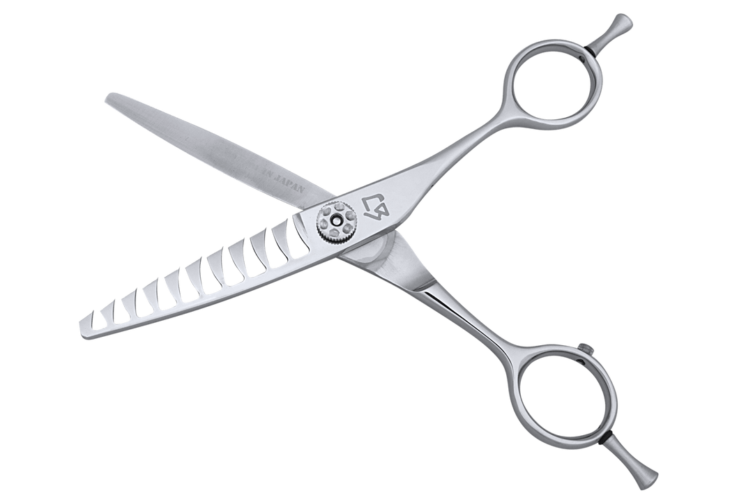 Symmetric Handle MONA T1010 Hair Texturizer Chunking Shears