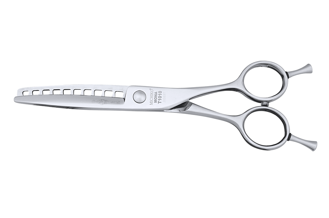 Symmetric Handle MONA T1010 Hair Texturizer Chunking Shears