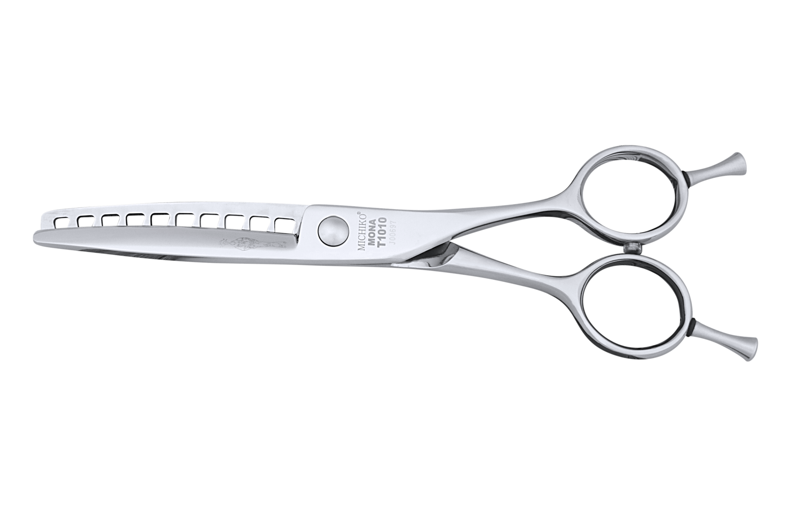 Symmetric Handle MONA T1010 Hair Texturizer Chunking Shears