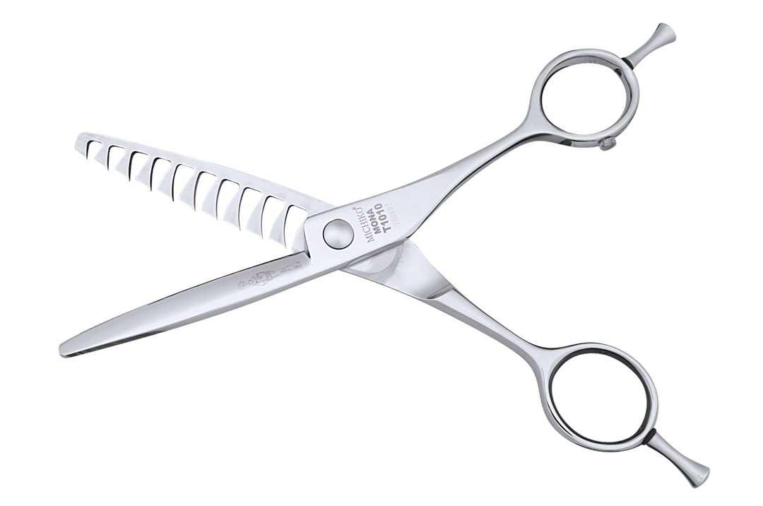 Symmetric Handle MONA T1010 Hair Texturizer Chunking Shears