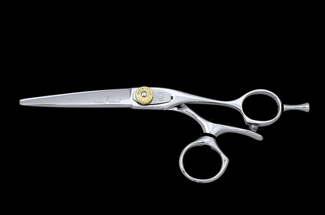 R 6.0 - Painkiller Flexible Thumb Swivel Hair Scissors