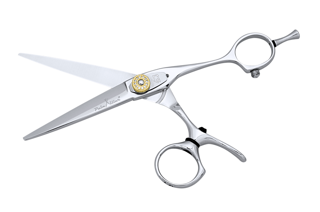 R 6.0 - Painkiller Flexible Thumb Swivel Hair Scissors