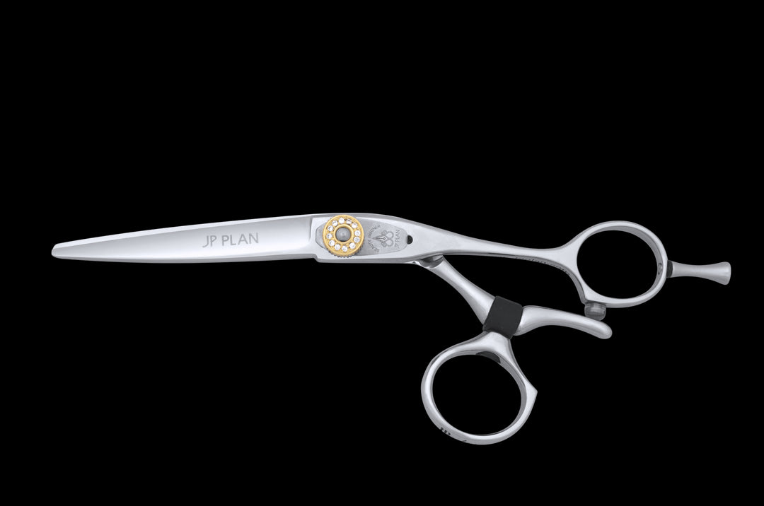 SJ-S 6.0 Crane Handle Painkiller Shears Swivel Hair Scissors