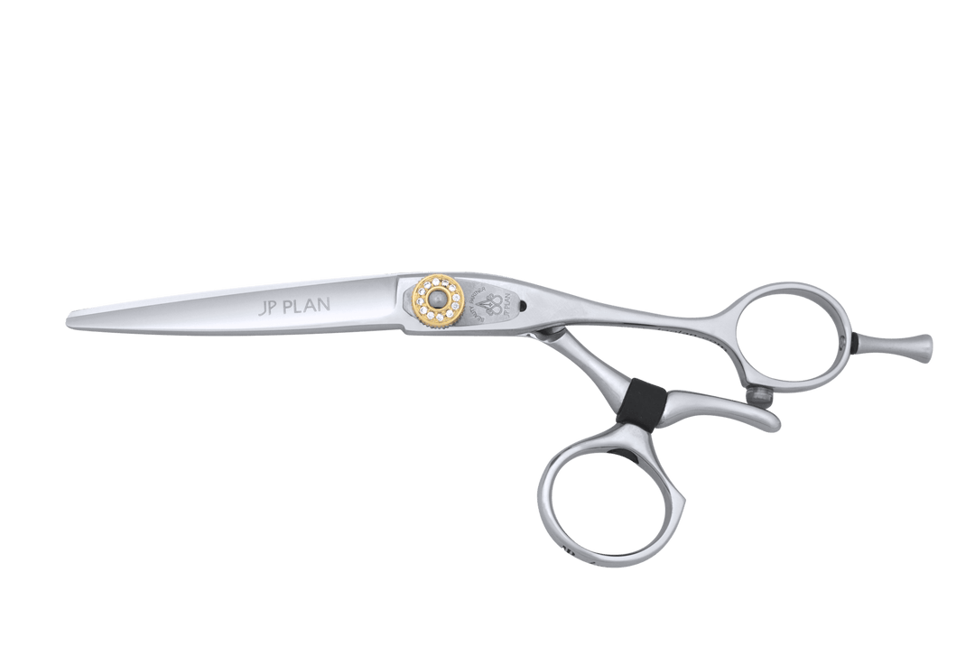 SJ-S 6.0 Crane Handle Painkiller Shears Swivel Hair Scissors