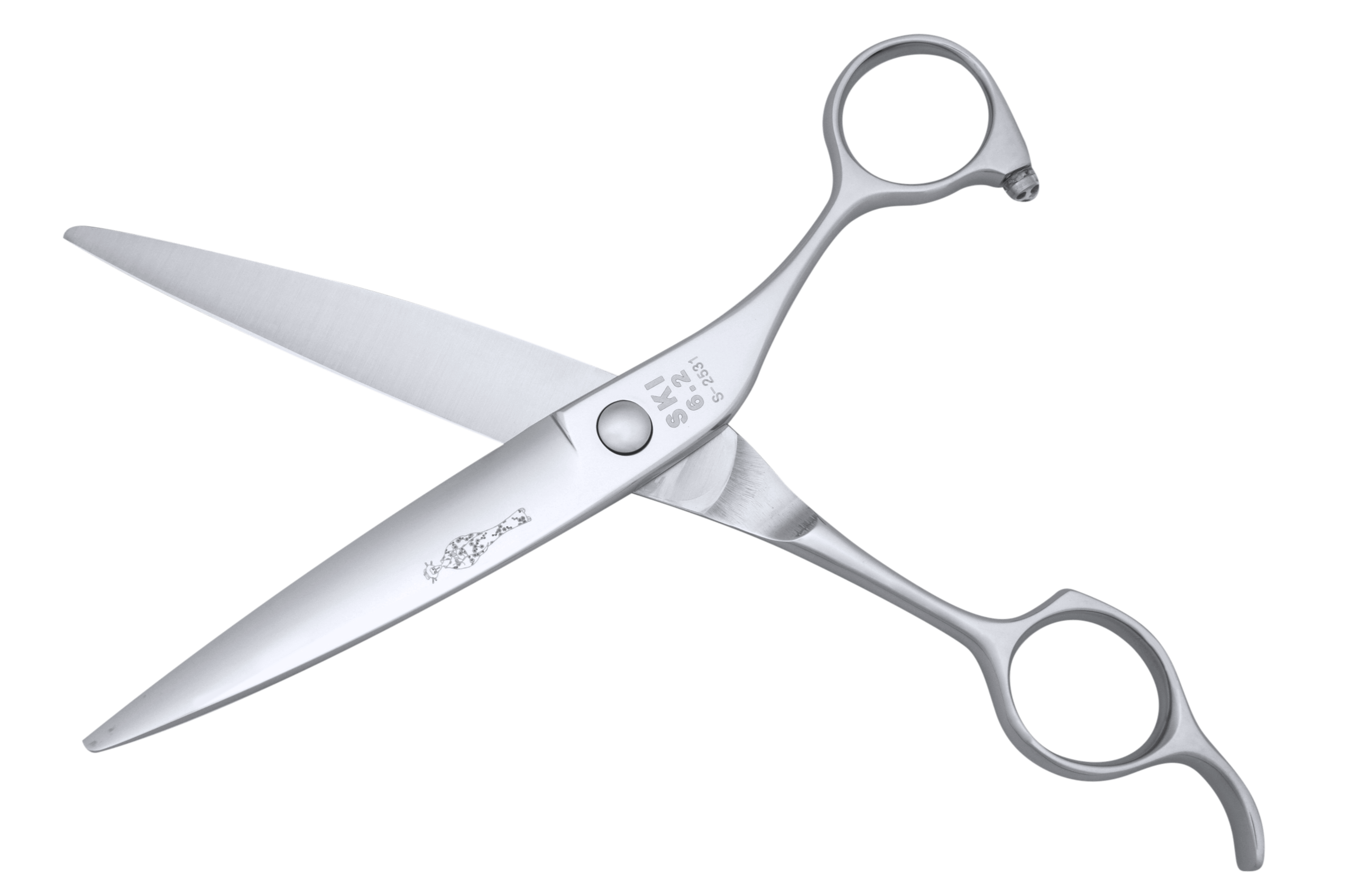 Slide Cut Cobalt Hair Scissors SKI 6.2 Shears