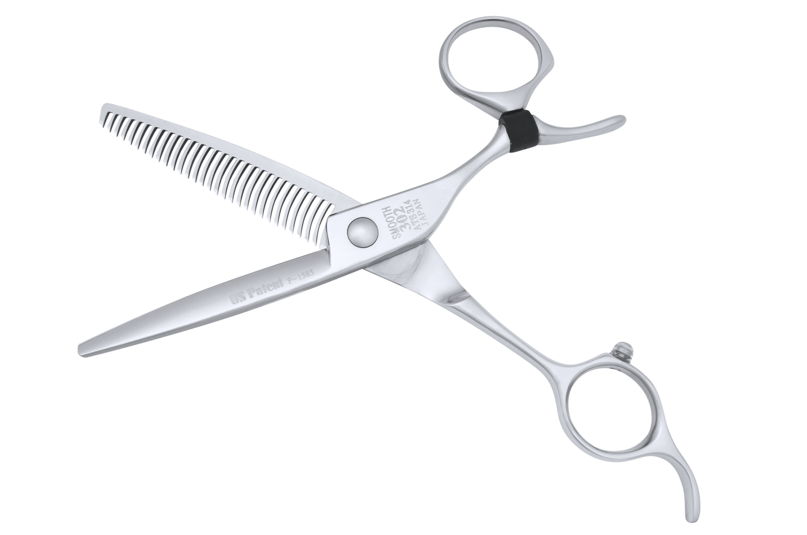 SMOOTH T302 Swivel Shears - 6" with 30 Curved Teeth