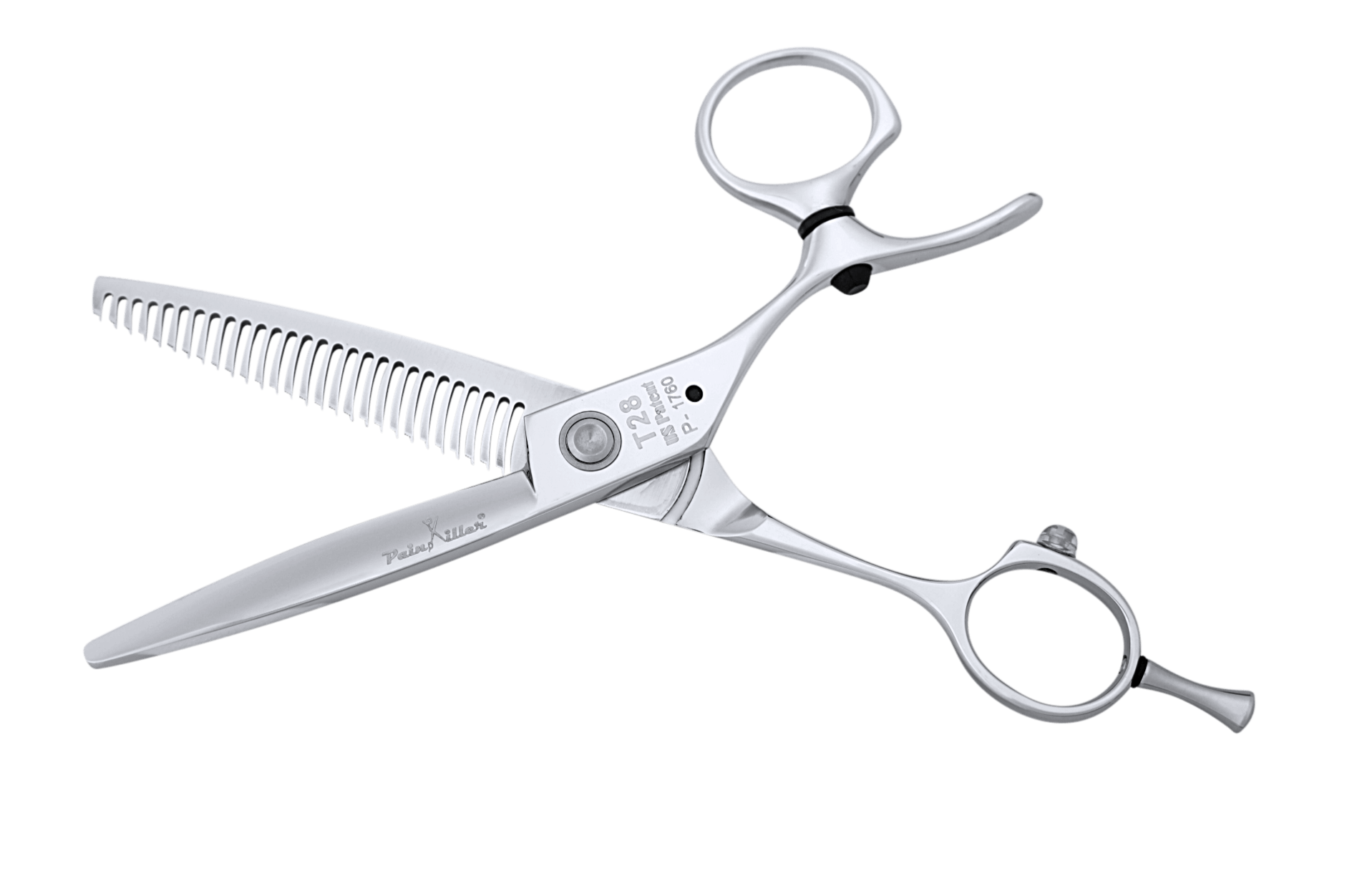 T28 Flexible Thumb Hair Thinning Scissors Painkiller Shears