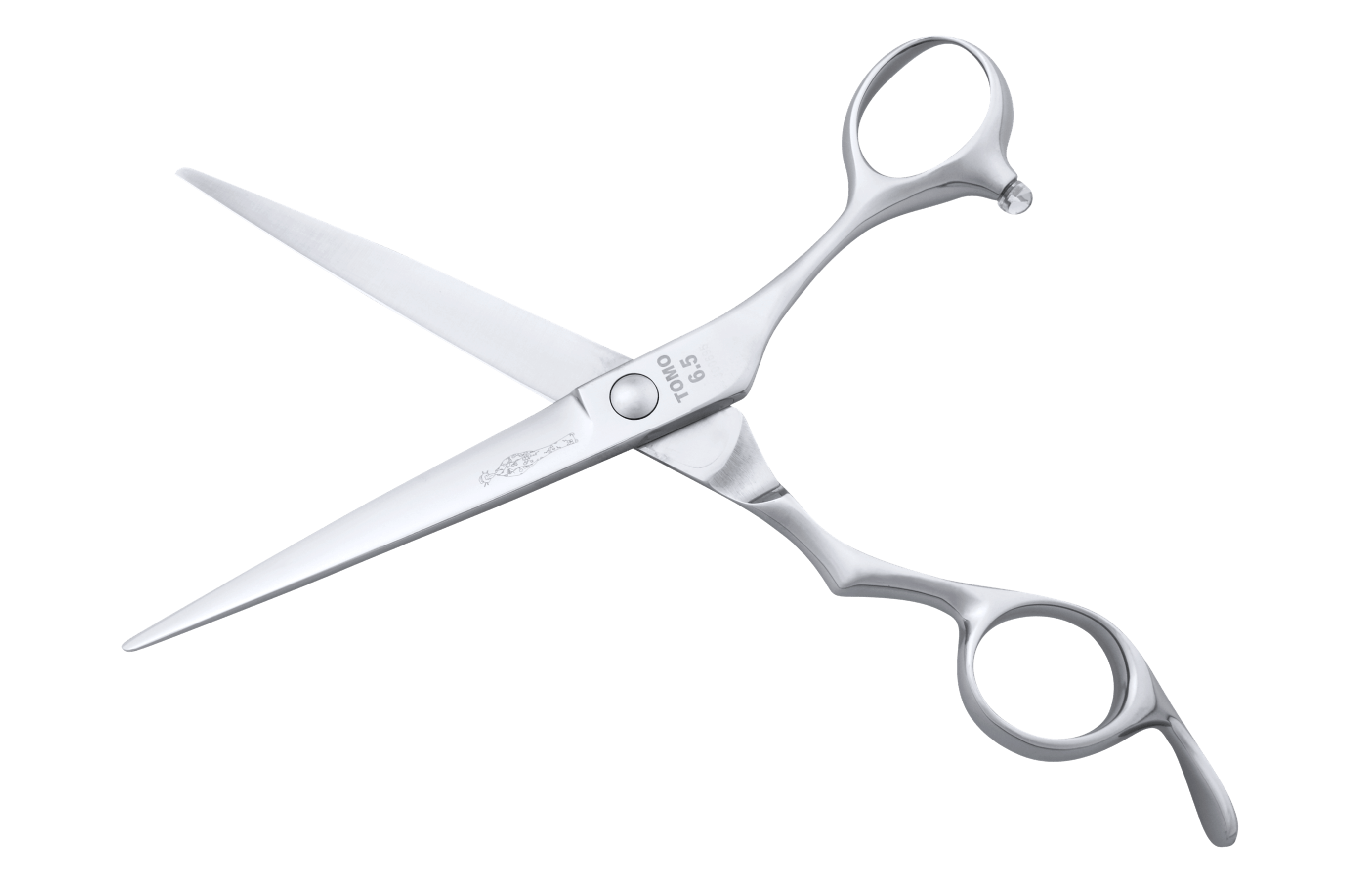 TOMO 6.5 - Pro Barber Shears Ergonomic Handle Hair Scissors