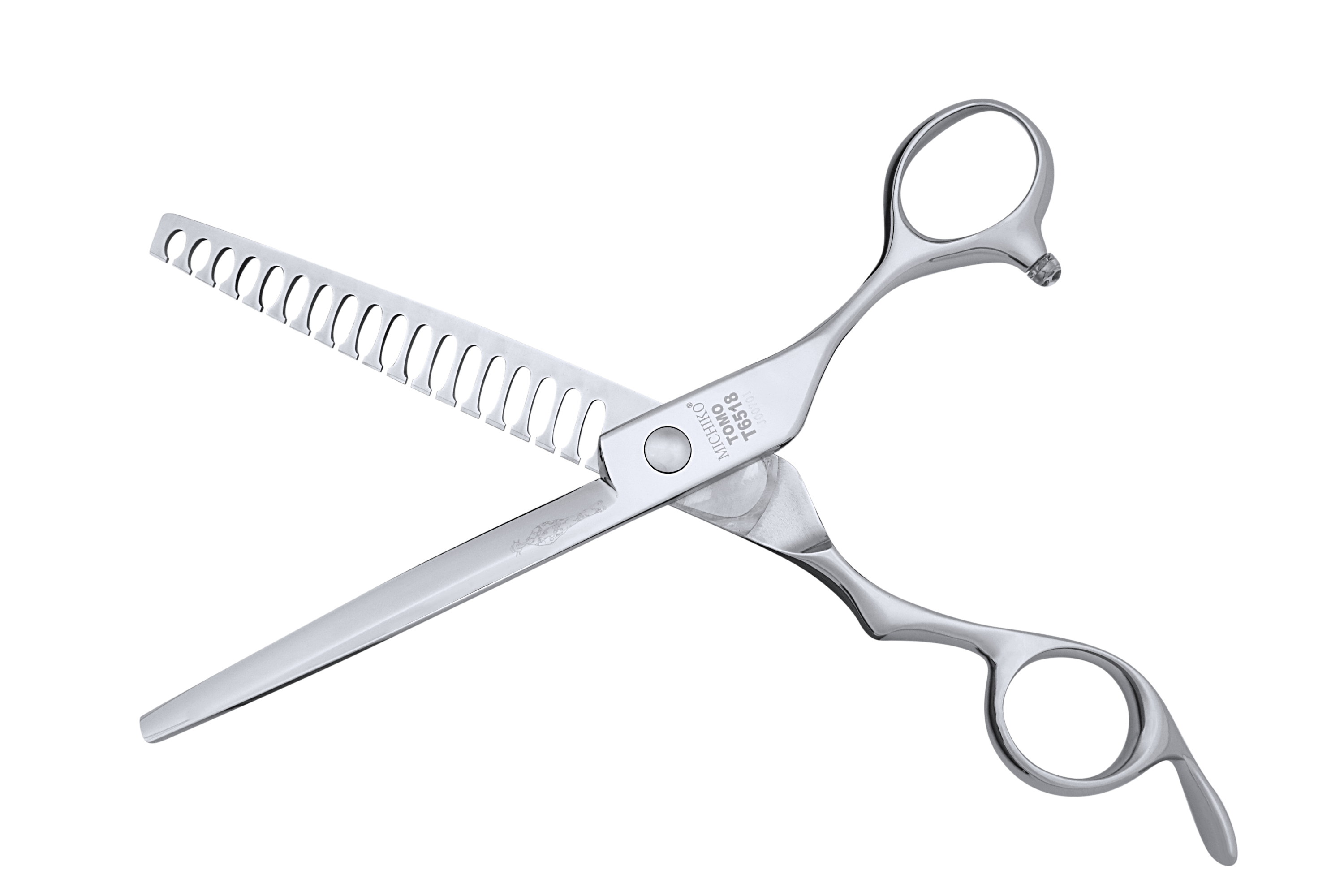 Ergonomic Handle | TOMO T6518 | 7-inch Texturizer Shears