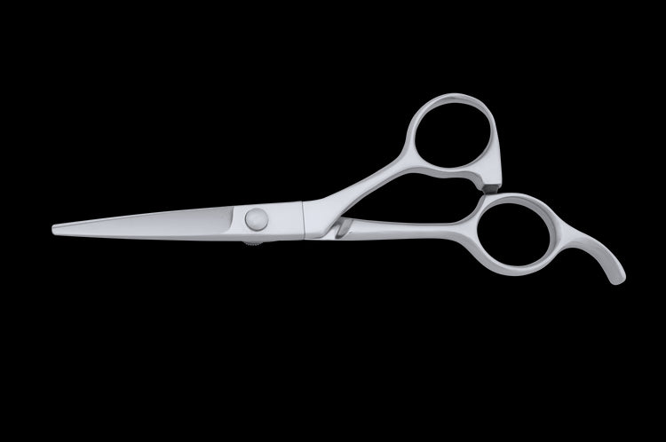 Back view of the TY 500 Tungsten Hair Cutting Scissors in closed position.